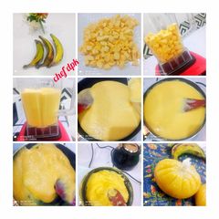 A picture of Plantain Fufu (Plantain Amala).