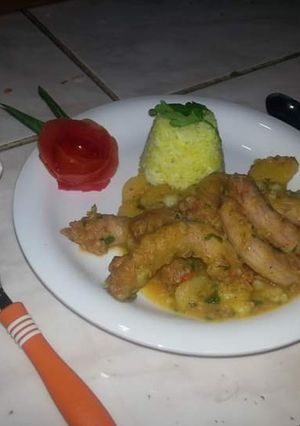 Una foto de Un RIIICO picante de cogotito de pollo