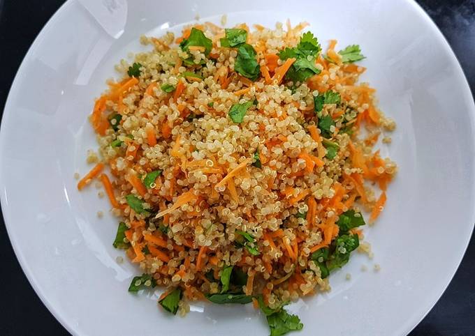 Steps to Prepare Speedy Carrot Quinoa Salad