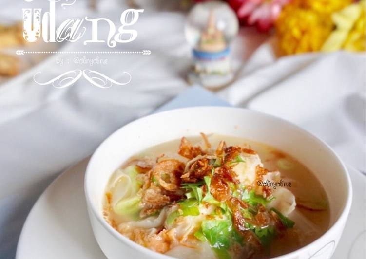 Pangsit Ayam Udang Kuah