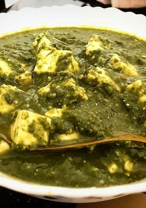 પાલક પનીર(Palak paneer Recipe in Gujarati) રેસીપી મુખ્ય ફોટો