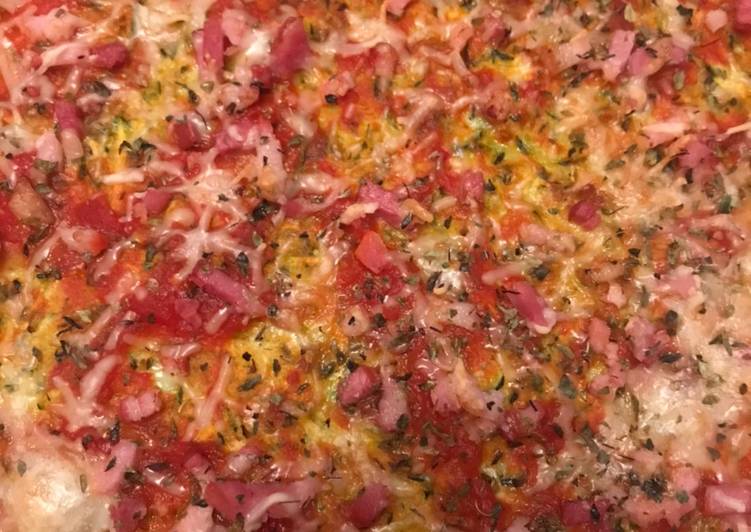 Base de calabacín “pizza”