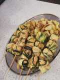 Spiedini zucchine e salmone