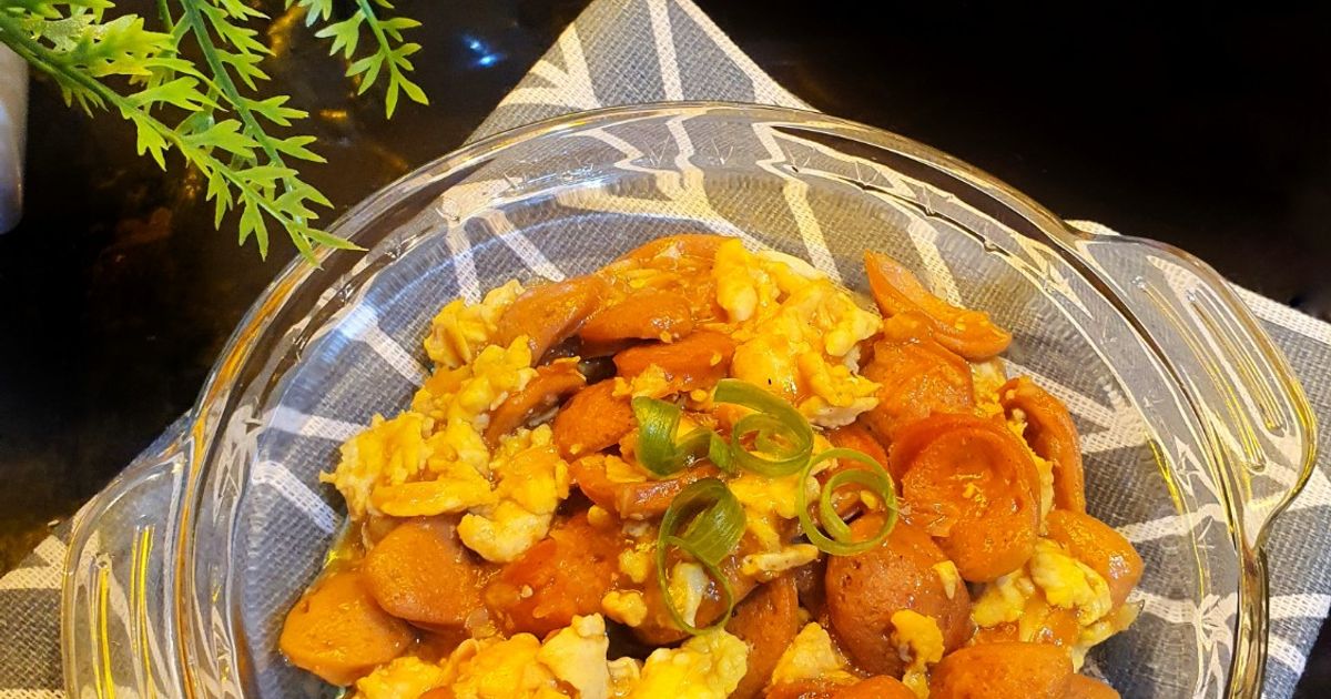 Sosis Telur Asam Manis
