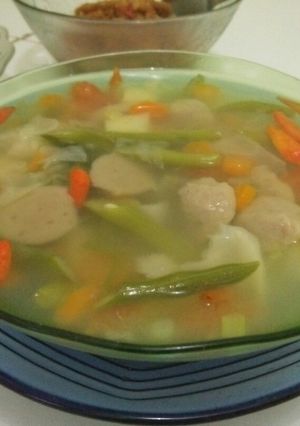 Foto resep Sayur Sop Bakso