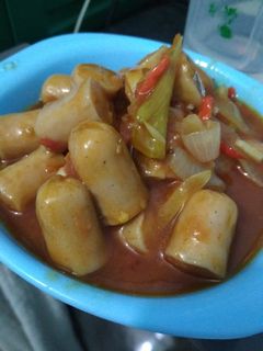 Foto resep Sosis pedas, asam manis