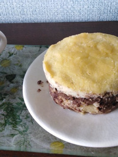 Una foto de Mini tarta a tres sabores
