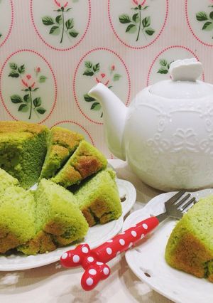 Foto resep Keto pandan chiffon cake