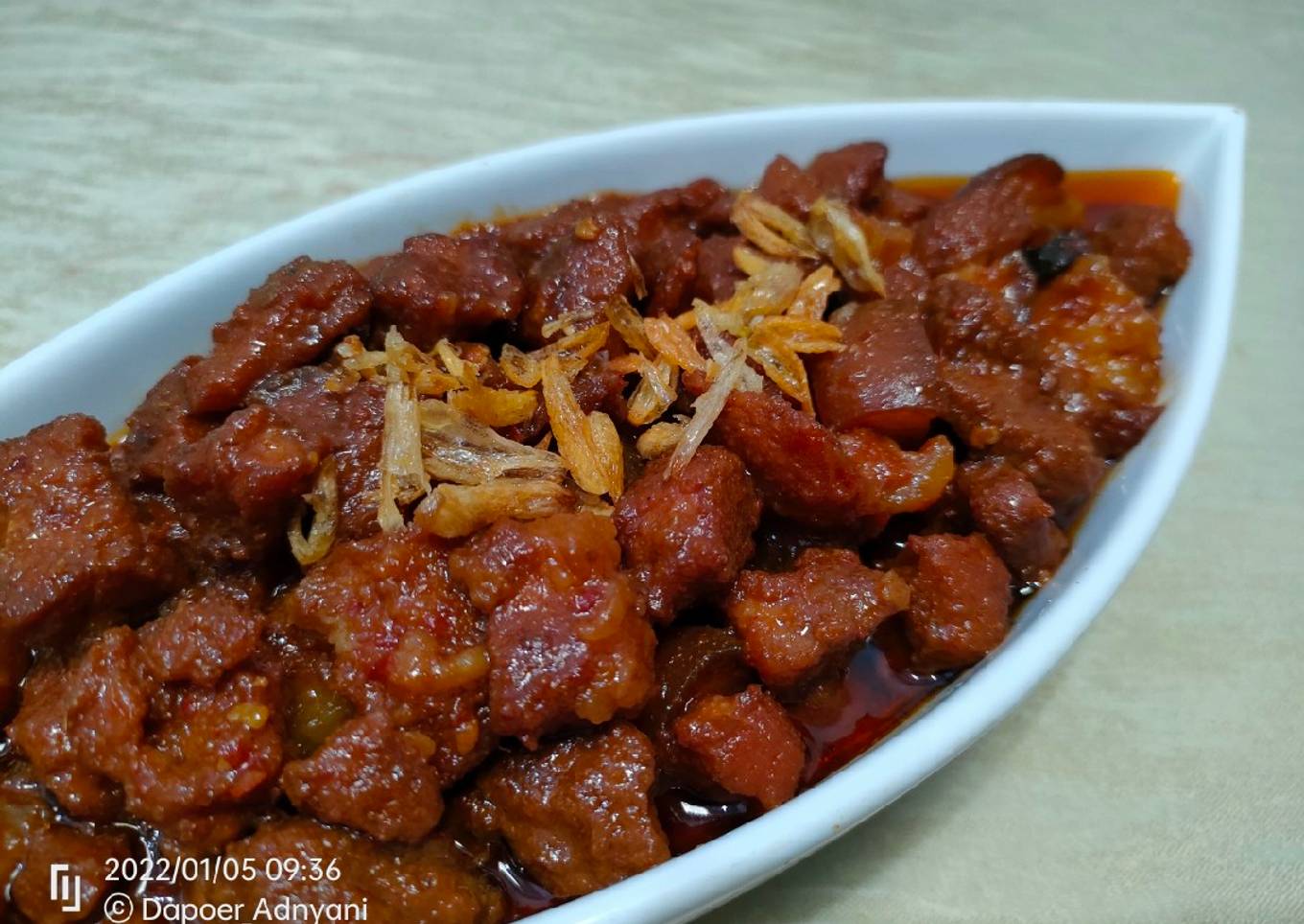 Semur Daging Pedas Manis
