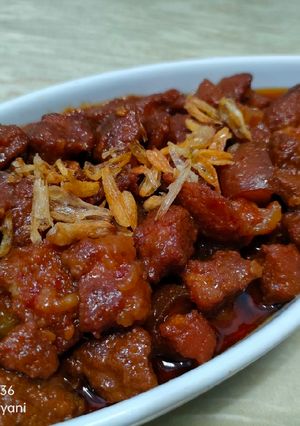Foto resep Semur Daging Pedas Manis