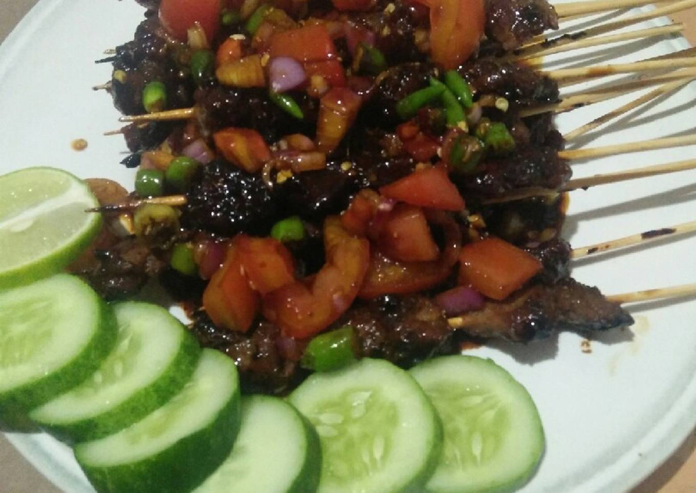 Sate kambing kompor simple