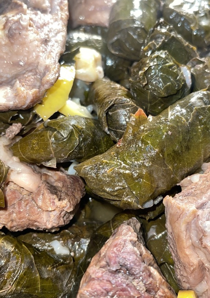 صورة لوصفة ورق عنب يبرق ام يحيى ❤️