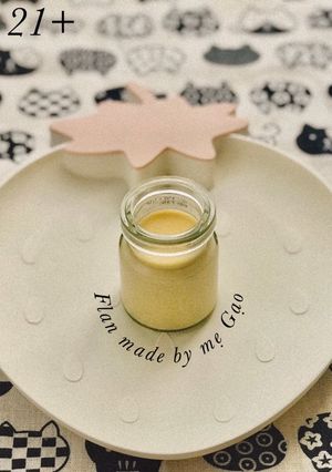 Hình của món Flan cho bé dưới 1 tuổi.