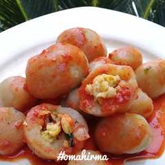 รูปของ Cilok Saus Kacang Isi Telur Orak-Arik
