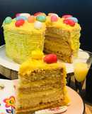 Tojáslíkőrös ünnepi torta