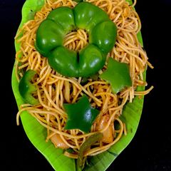 A picture of Veg hukka noodles.