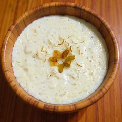 A picture of Water fruit Payasam Or Paniphal Ki Kheer.