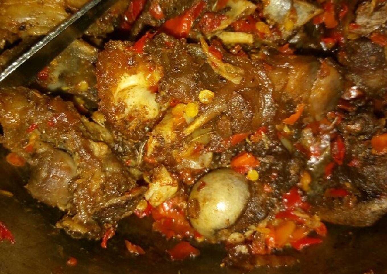Lamb pepper meat