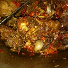 A picture of Lamb pepper meat.