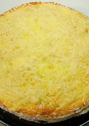 Фото Мясной пирог из вафельных коржей.