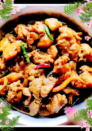 চিকেন কষা (chicken kosha recipe in Bengali) রেসিপির প্রধান ছবি