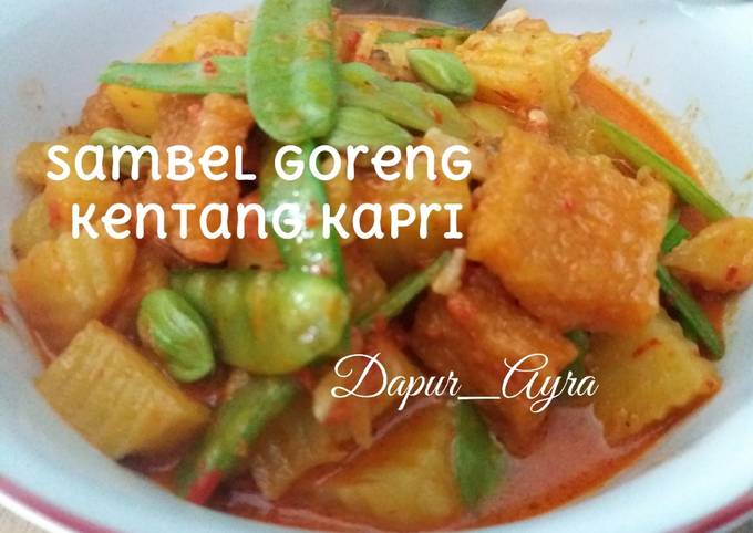 Sambel Goreng Kentang Kapri