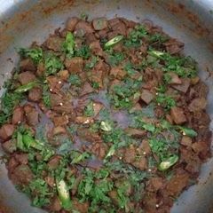A picture of Bhuni kalaji(liver).