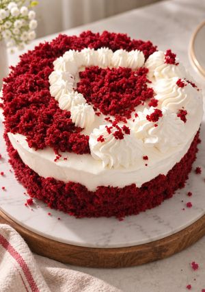 Foto resep Cake Red Velvet Gluten Free
