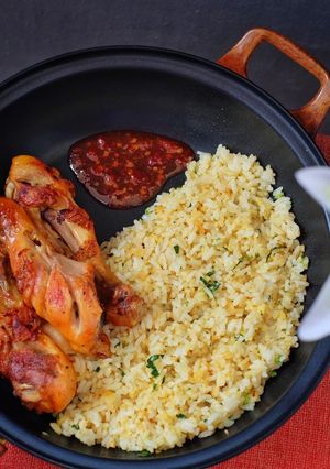 Foto resep Garlic butter rice
