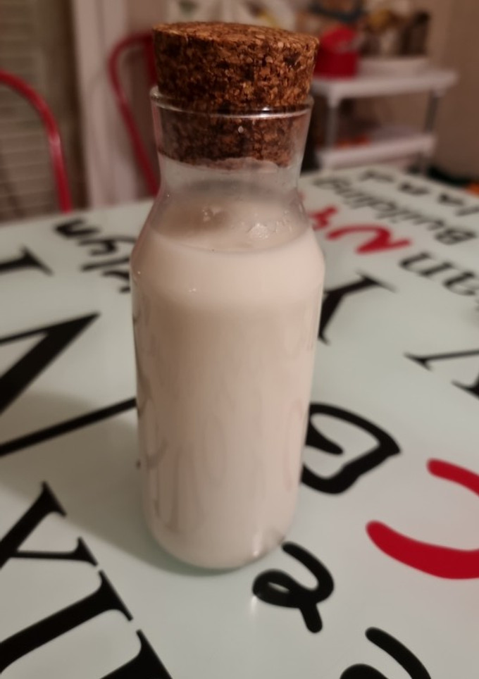 Una foto de Leche de coco casera