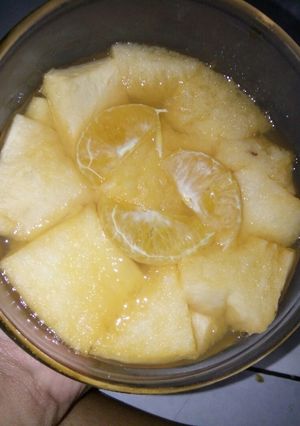 Foto resep Puding roti tawar rasa jeruk
