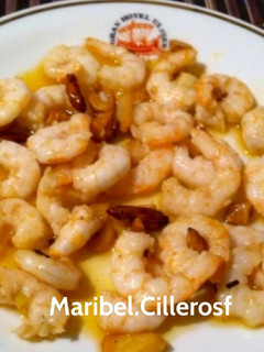 Una foto de Gambas al ajillo