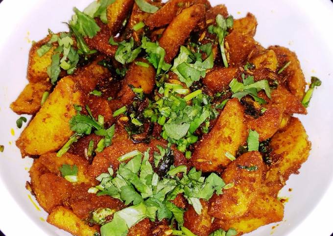 Quick Masala Aloo | How to make Quick Masala Aloo Recipe by Manjary ...