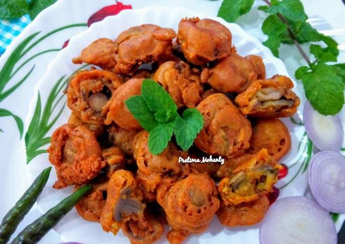 Recipe of Award-winning Mushroom Pakoda