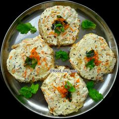 Yogurt-Potato Bread Idli A picture of Yogurt-Potato Bread Idli.