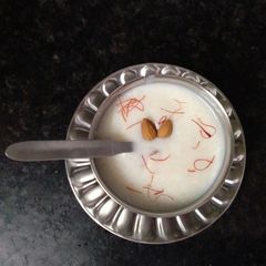 A picture of Kesri kheer.