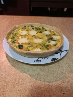 Una foto de Tarta de Zapallitos Con Masa Casera 🤗