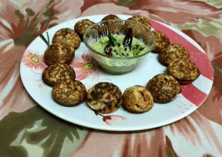 Recipe of Jamie Oliver Masala appe (Tiffin recipe)