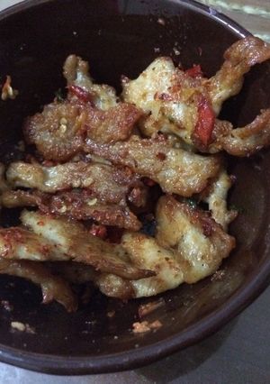 Foto resep Dendeng Ayam cabai merah pedas