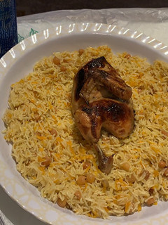 صورة لوصفة الرز البخاري على طريقتي الخاصه 👍