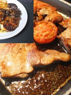 Una foto de Secreto de cerdo con champiñones