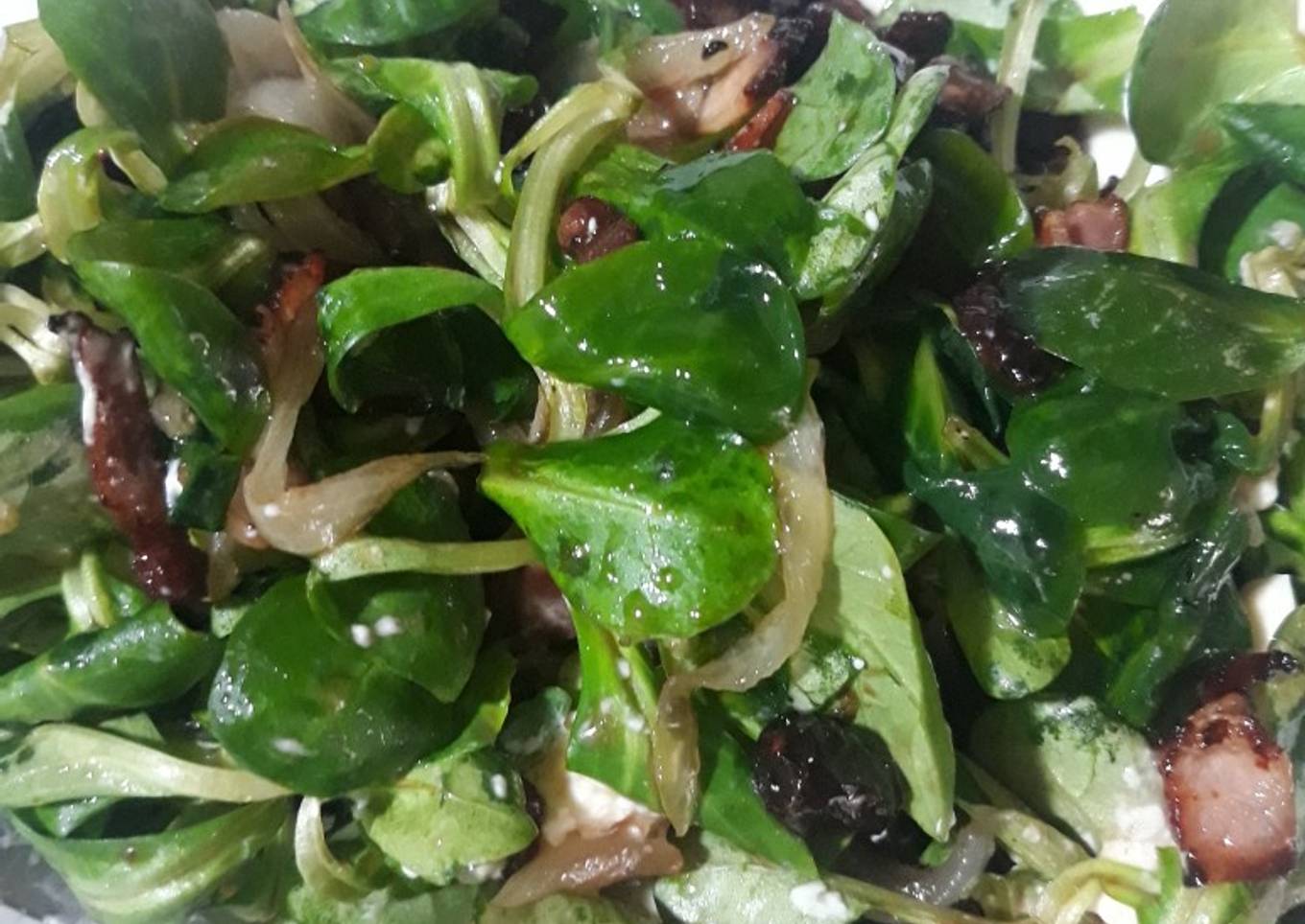 Ensalada de canónigos dulce 🥗