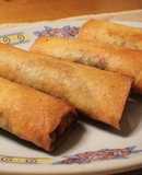 Easy Spring Rolls with Chicken Breast and Shiso