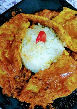 A picture of Omelette Curry.