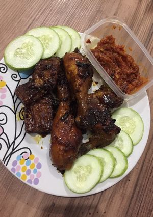 Foto resep Ayam bakar bumbu ungkep