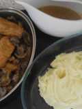 My Buttery Garlic Roasted Mushroom & Buttery Chicken in a Buttery Sauce 😉