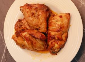 Hình của món Gà nướng mắm tỏi.