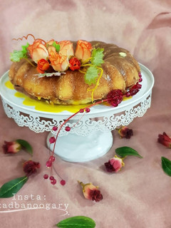 عکسی از دستور کیک دو رنگ