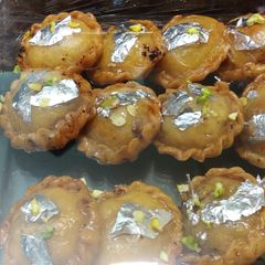 A picture of Chandrakala / Mawa kachori.