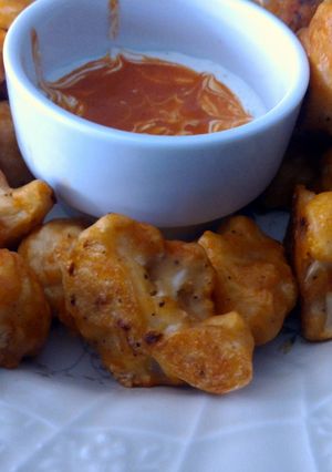 A picture of buffalo cauliflower.